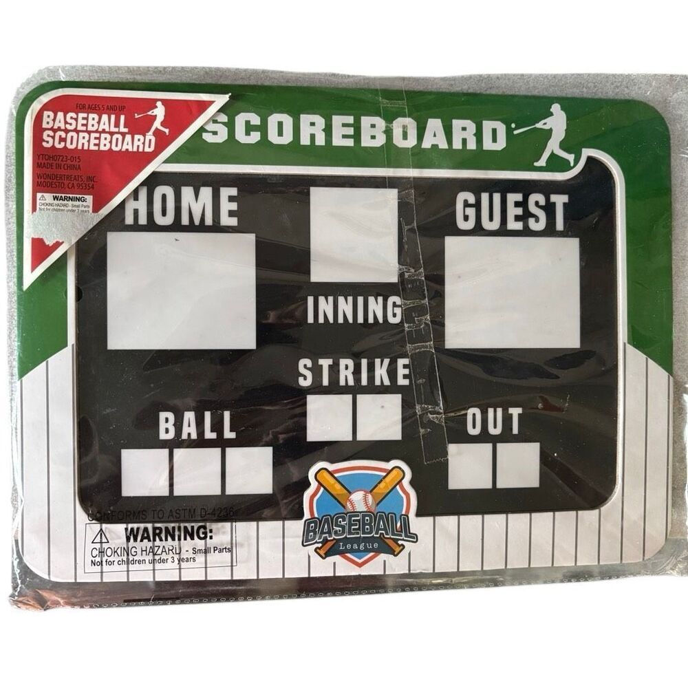 Baseball Dry Erase Scoreboard *New*
